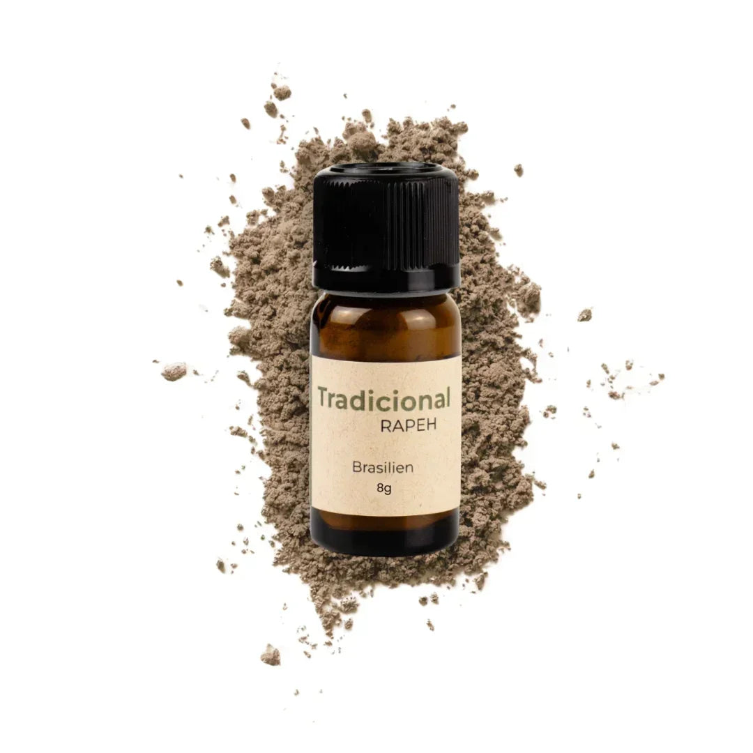 Rapeh, Rapè, Hape, aus Brasilien, Gesileu Phaspy Ninawa, Tradicional, Rapé aus Brasilien, 8g, im Glas wiederverschließbar, traditionelles rapé, schamanischer Schnupftabak