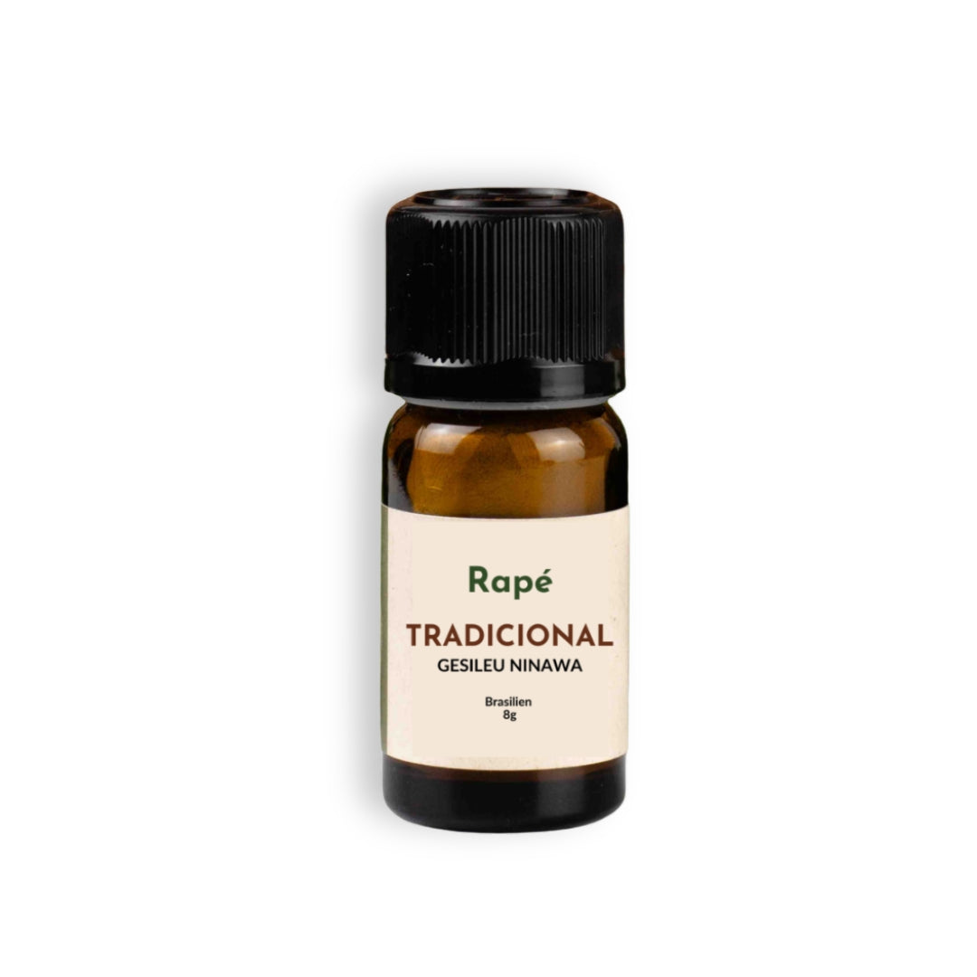 Rapeh, Rapè, Hape, aus Brasilien, Gesileu Phaspy Ninawa, Tradicional, Rapé aus Brasilien, 8g, im Glas wiederverschließbar, traditionelles rapé, schamanischer Schnupftabak