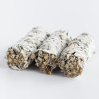Weißer Salbei Smudge zum Räuchern, handgerollt 