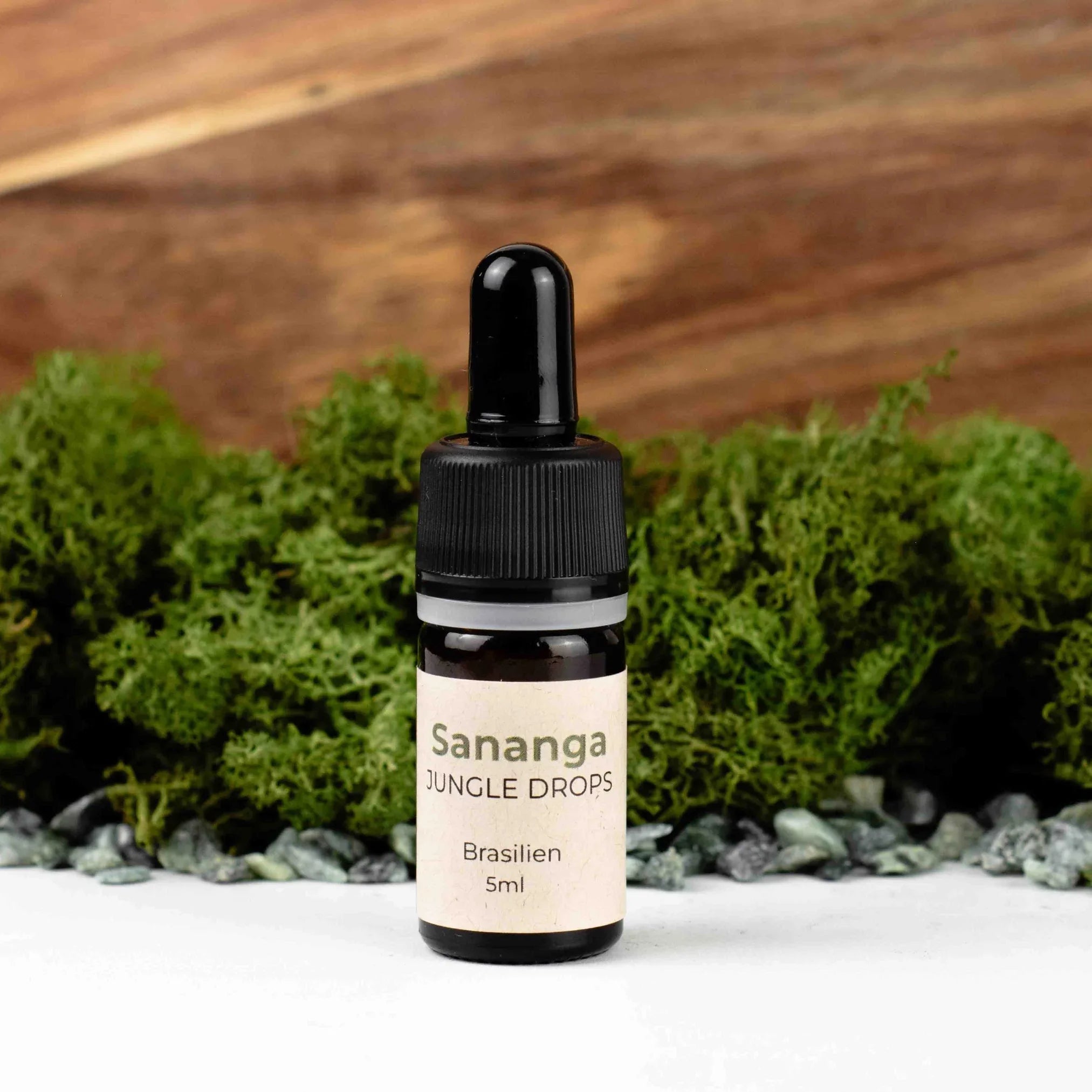 Sananga, traditionelle Augentropfen, Wurzelrinde der Tabernaemontana undulata, Zeremonie Ritual Tropfen, Sananga aus Brasilien von Gesileu, 5ml Glasflasche mit Pipette