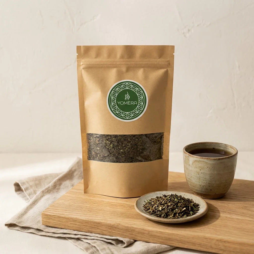 Wayusa, Guayusa, Ilex Guayusa, Wildsammlung, Energie Tee aus Ecuador vom Stamm der Kichwa, Mate, Kaffeeersatz, getrocknete Blätter ohne Zusatzstoffe, Wayusa in Tüte 100g, Guya, Matchachin, Tee im Glas, Mood