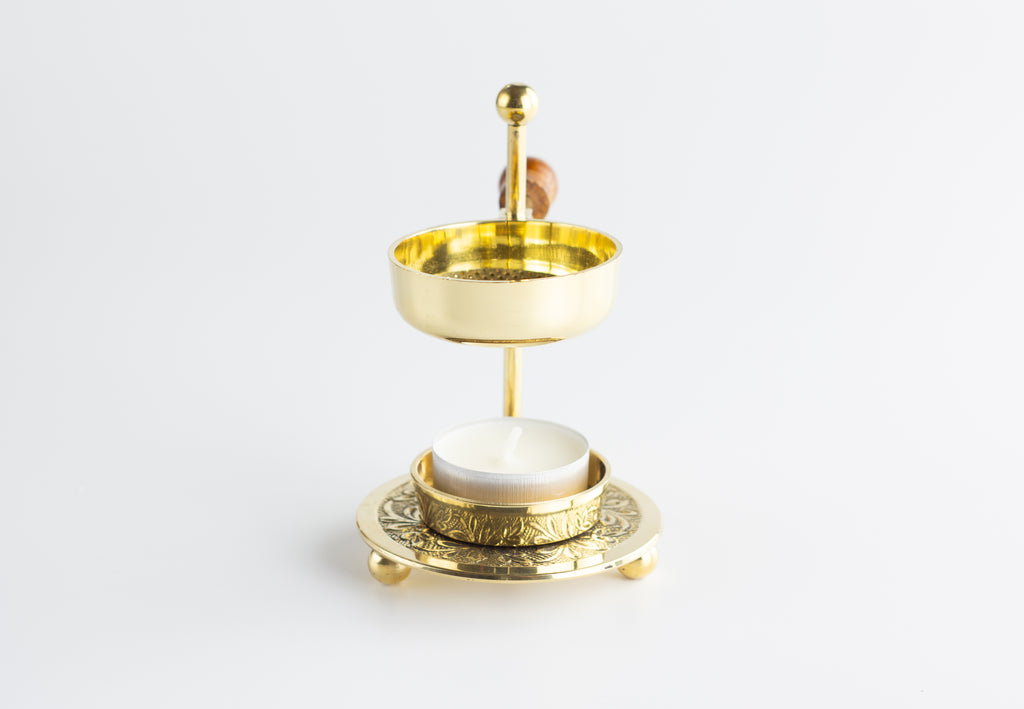 Räucherstövchen gold - YOMERA